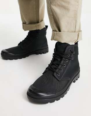 Rains x Palladium pampa rains boots in black