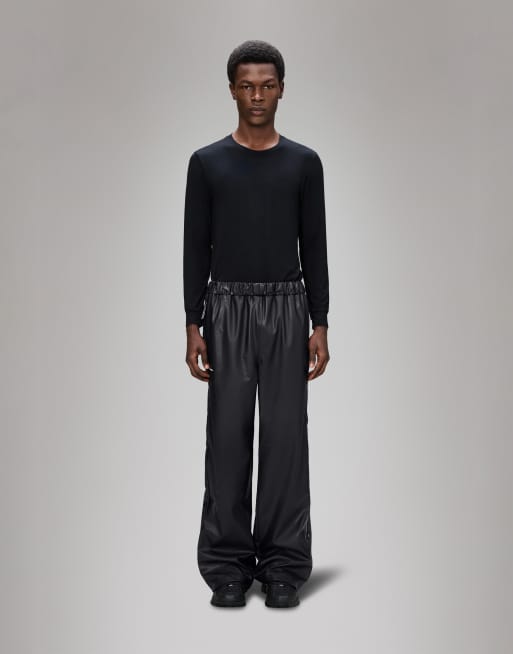 Rains X Umbro waterproof relaxed zip track pants in black | ASOS