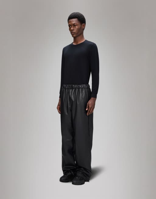 Rains X Umbro waterproof relaxed zip track pants in black | ASOS