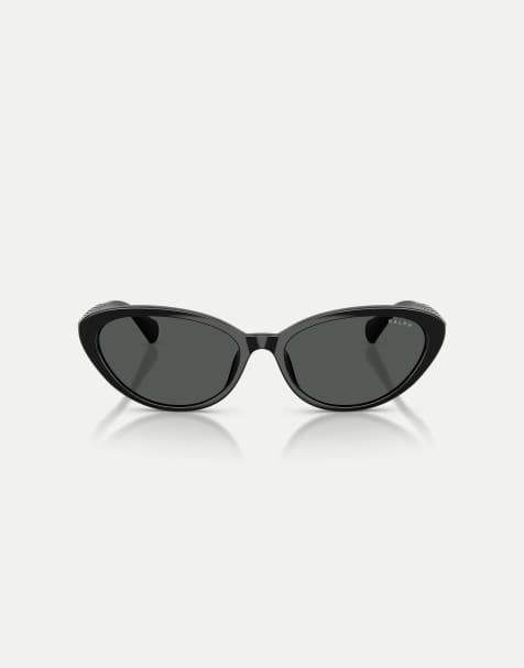 Ralph Butterfly-Sonnenbrille mit Verlaufsglas in glänzend Schwarz - view 1