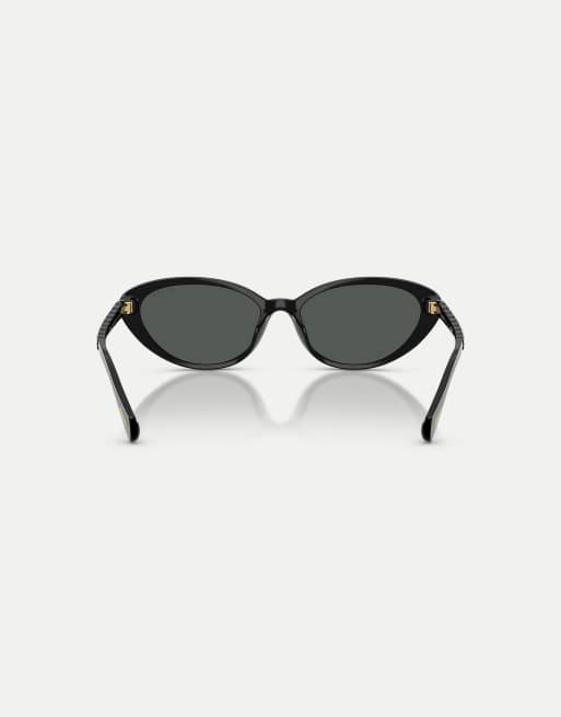 Ralph Butterfly sunglasses with gradient lens in shiny black, 2 of 4