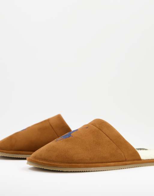 Ralph Lauren - Klarance - Chaussons à grand logo - Noir, 2 de 4
