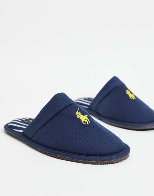 mules bleu marine