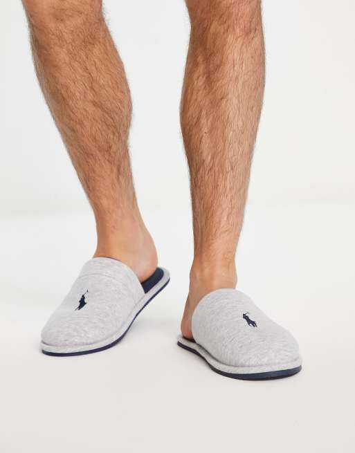 Ralph Lauren - Klarence - Pantoffels in grijs, 4 van 4