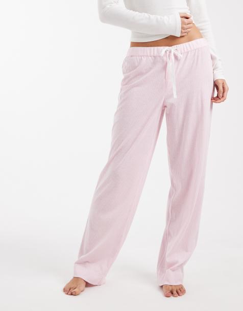 Ralph Lauren Separate sleep pant in pink stripe - view 1