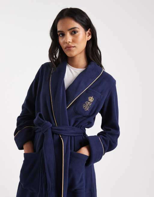 chinese dress ladies Lauren Ralph Lauren Recycled Poly Dalton Fleece Robe for Women - Polyester  Construction