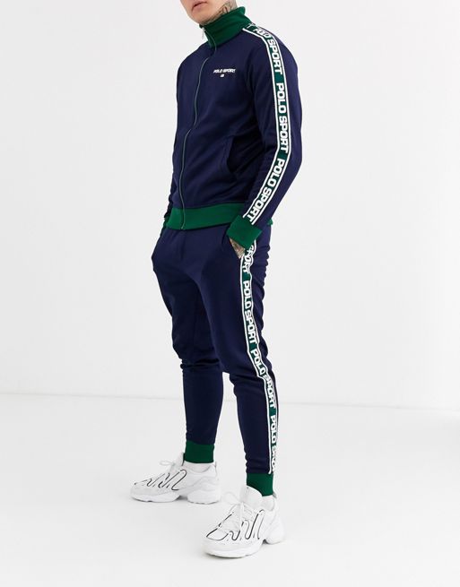 Polo Ralph Lauren Sport Capsule logo taped sleeve tricot tracksuit