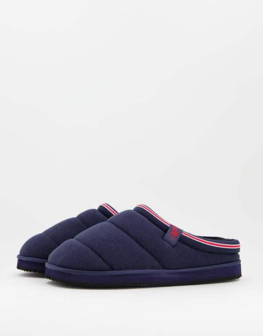 Ralph Lauren Sutton scuff slippers in navy