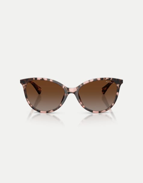 Ralph Phantos polarisierte Sonnenbrille mit braunen Gläsern in Rose Havana - view 1