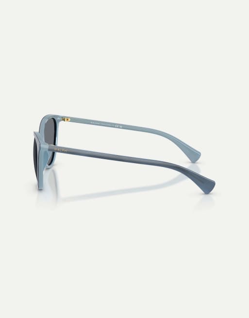 Ralph Phantos-Sonnenbrille mit grauer Linse in Streifenblau, 4 von 4