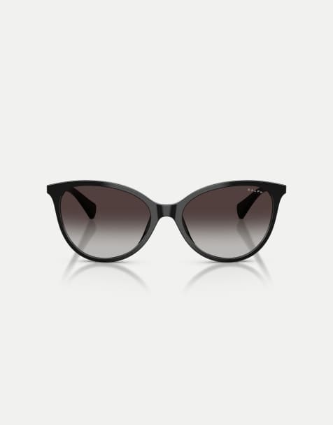 Ralph Phantos sunglasses with grey lens in shiny black - view 1