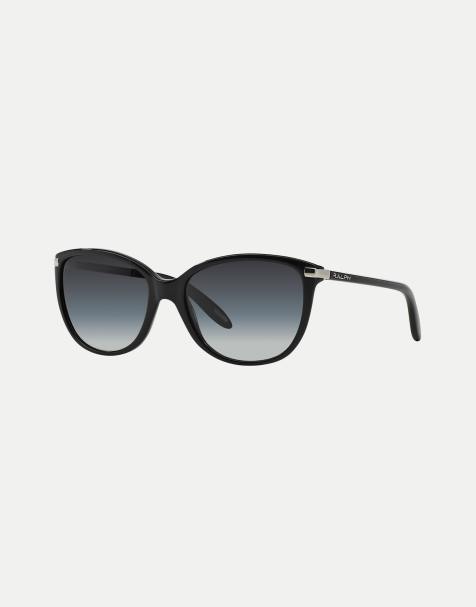 Ralph – Ra5160 – Cat-Eye-Sonnenbrille in Schwarz mit grauen Gläsern - view 1