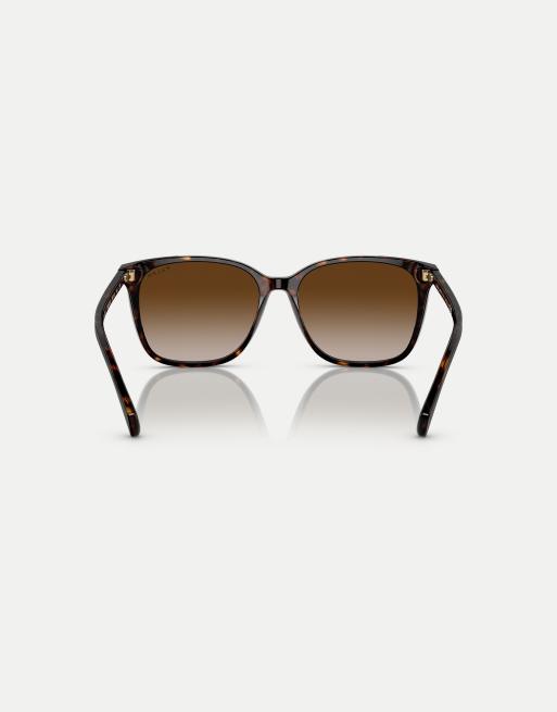 Ralph Vvcv Square Sunglasses in Brown with Brown lens, 4 of 4