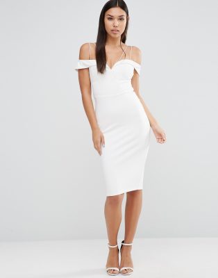 bardot dress with straps