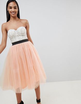 tutu midi dress