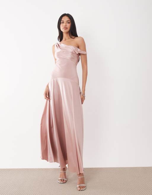 slim fit dress slacks Strapless High-Waist Ruffle Tiered Long Prom Dress with Bow – Modsele main image 1