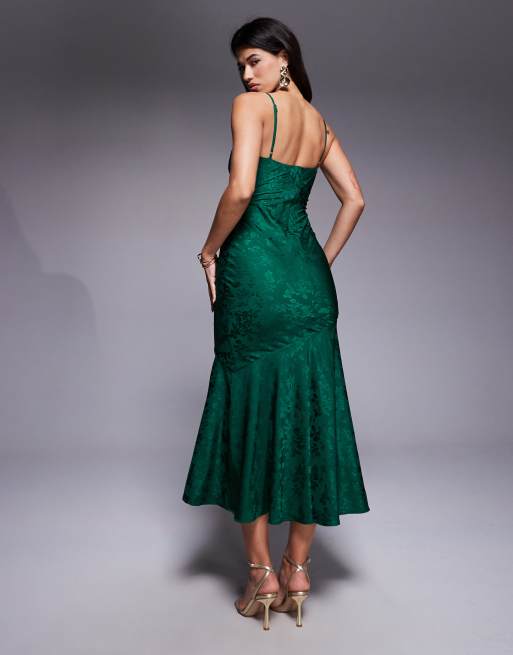 satin jacquard cami dress Satin Jacquard Cami Full Skirted Midi Dress Coast Fashion Purple : Evening  Dresses : VogaCloset Oman