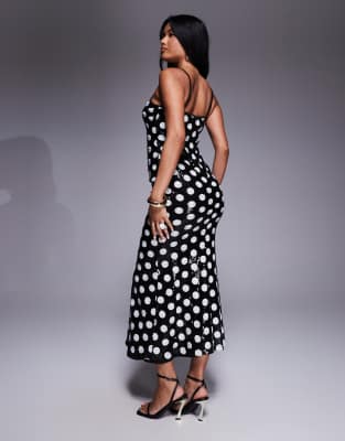 Rare London Sequin Cami Maxi Dress In Multi