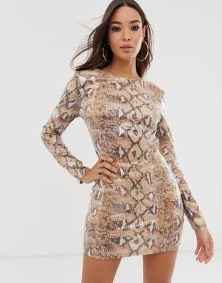 vestito pitonato