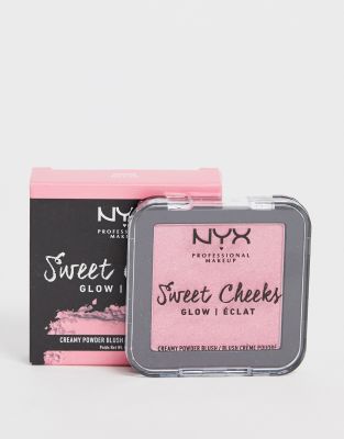 фото Рассыпчатые румяна nyx professional makeup blush glow - rose & play-красный