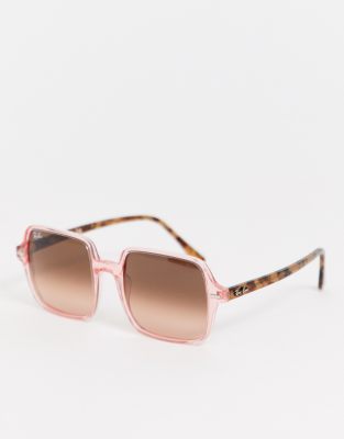 ray ban oversized square sunglasses