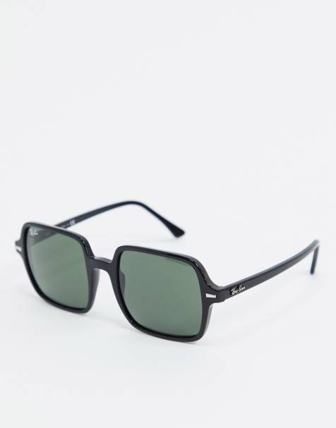 Ray-Ban – 0RB1973 – Übergroße, eckige Sonnenbrille in Schwarz