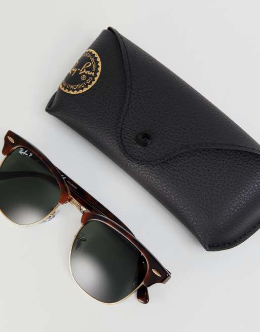 Ray-Ban - 0RB3016 - Occhiali da sole Clubmaster con lenti polarizzate, 3 di 4