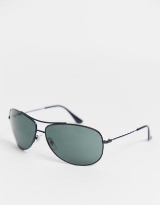 Wolf in schaapskleren Op grote schaal Huh Ray-Ban - 0RB3293 - Aviator zonnebril in zwart | ASOS