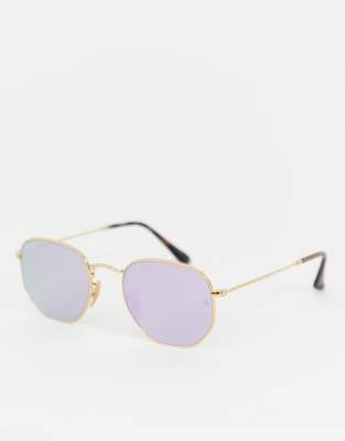 Ray-Ban 0RB3548N hexagonal sunglasses