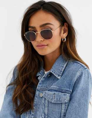 Ray-Ban 0RB3548N hexagonal sunglasses 