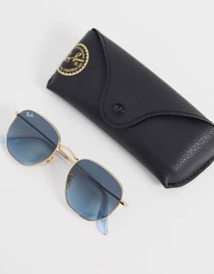 ray ban lenti esagonali