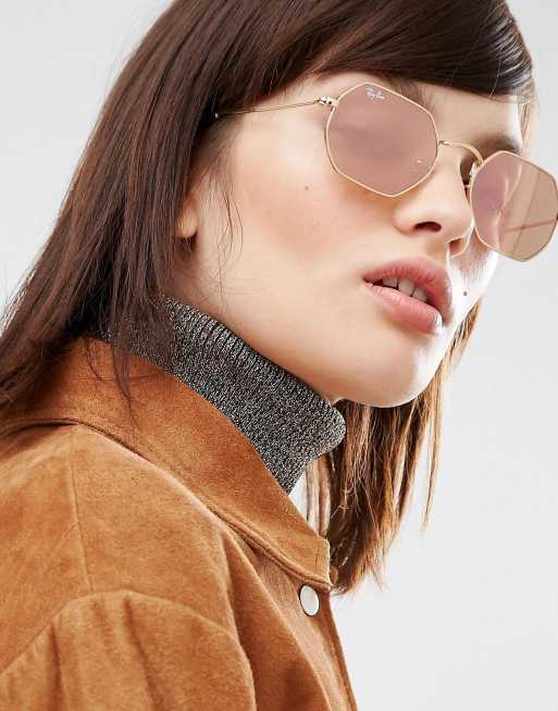 Ray ban hot sale hexagonal asos