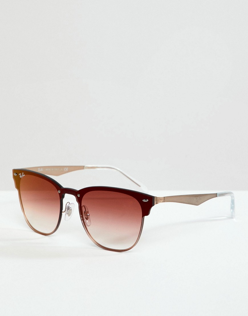 Ray-Ban - 0RB3576 - Clubmaster - Zonnebril-Roze
