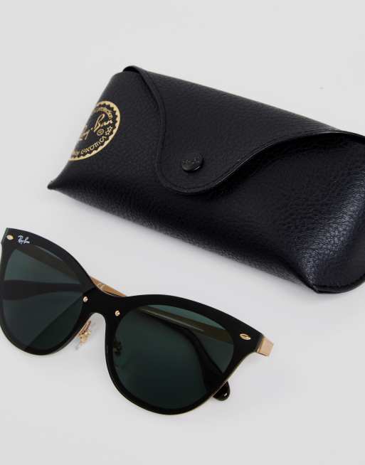 أسود سيجارة الصدأ Lunette De Soleil Oeil De Chat Ray Ban Dsvdedommel Com