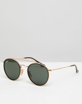 Ray-Ban 0RB3647 round sunglasses with 