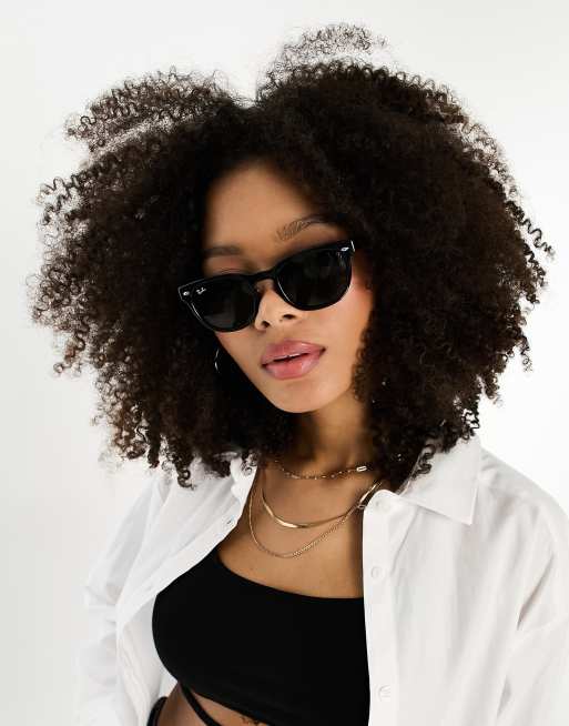 Ray-Ban – 0RB4140 – Czarne okulary przeciwsłoneczne typu wayfarer, 4 z 4