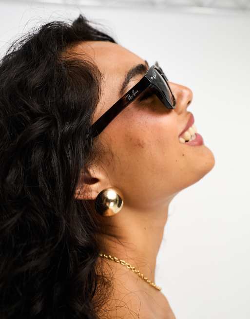 Ray-Ban - 0RB4140 Wayfarer - Lunettes de soleil à écailles de tortue, 2 de 3