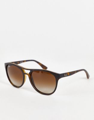 Ray-Ban 0RB4170 oversized sunglasses in brown