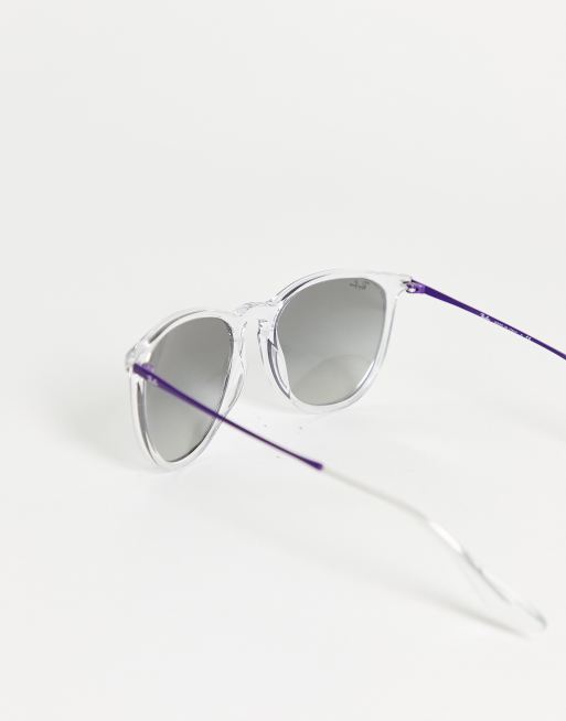 Ray-Ban – 0RB4171 – Okrągłe przezroczyste okulary przeciwsłoneczne dla kobiet, 2 z 4