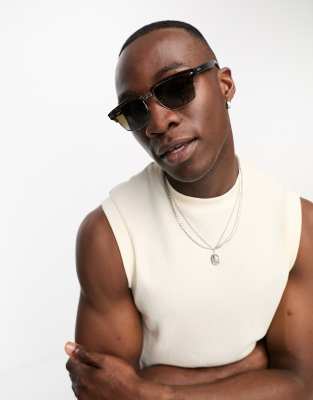 Ray-Ban Ray-Ban 0RB4190 clubmaster sunglasses in tortoiseshell-Black