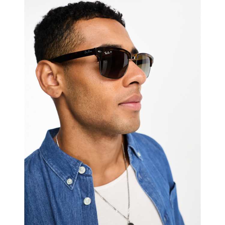 Ray ban best sale square sunglasses mens