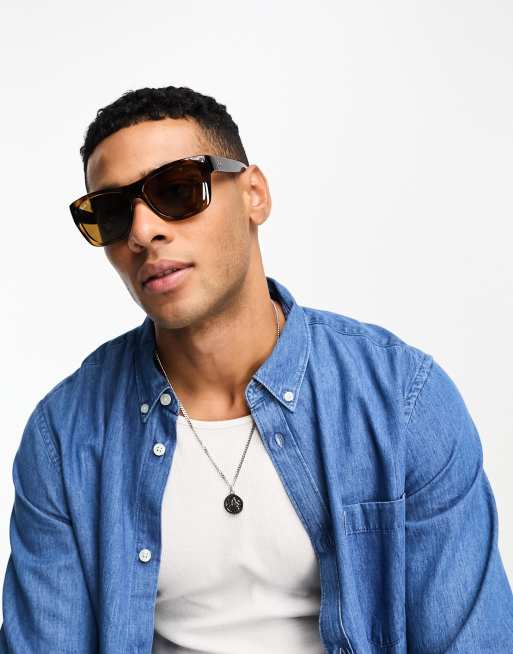 Ray-Ban – 0RB4194 Classic – Sonnenbrille mit Schildpatt-Muster | ASOS