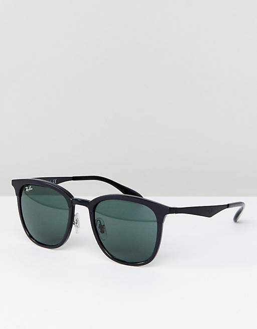 Ray-Ban 0RB4278 square sunglasses in black 51mm
