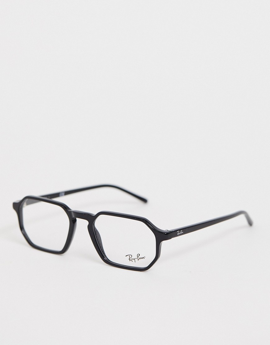 Ray-Ban – 0RX5370 – Sexkantiga glasögon med demoglas-Svart
