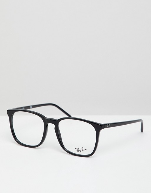Ray-Ban 0RX5387 square optical frames with demo lenses
