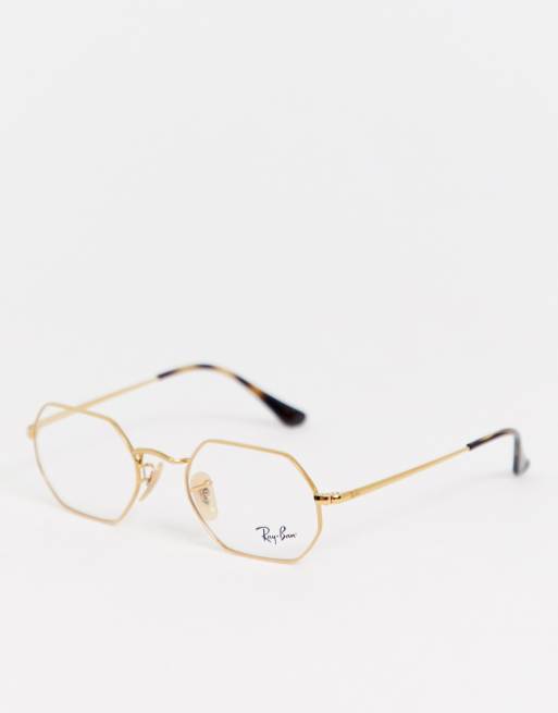 Ray-Ban - 0RX6456 - Hexagonale bril met demoglazen