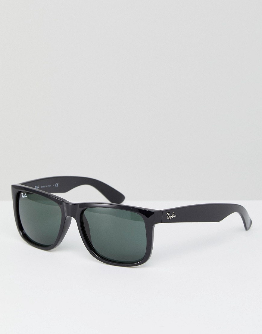ray-ban - 55 mm wayfarer-solbriller i sort-black