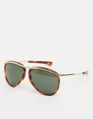 ray ban aviator tortoise shell arms