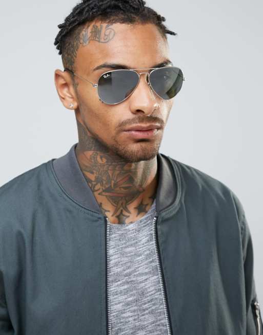 Ray ban aviator store homme miroir