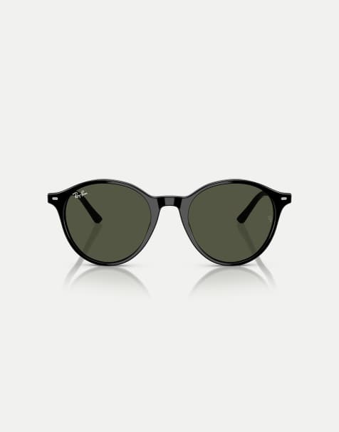 Ray-Ban Bernard phantos sunglasses with green lens in black - view 1